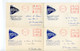 1956/58 8 Kaarten Van GALERIES ANSPACH SA Et GRAND BAZAR - Gefr.  1.50 + 1.20 FR - F653 - Commande Par Rayon - ...-1959