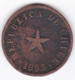Chile.  Mezzo 1/2 Centavo 1853 . Copper. KM# 126 - Chile