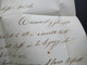 Delcampe - Vorphila 1850 Stempel K2 Cuneo Und Abs. Stempel Sosso E Figretti Faltbrief Mit Inhalt Nach Nizza Mit Ank. Stempel - ...-1850 Voorfilatelie