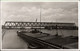 ! 1937 Ansichtskarte Aus Karlsruhe Maxau, Neue Rheinbrücke, Binnenschiff, Ship, Bridge - Koopvaardij