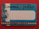 Cinécarte Carte Cinéma Apollo Pontault Combault Bleue  (BC0415 - Kinokarten