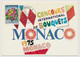 MONACO - 2 Cartes Maximum -  Concours International De Bouquets 1975 - Monaco-A - 12/11/1974 - Maximumkaarten