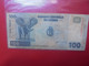 CONGO 100 Francs 2000 Circuler (L.1) - Democratic Republic Of The Congo & Zaire