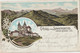 CPA RARE  Multivues Litho   Gruss Vom Sonntagberg  Rosenäu  (Austria)  1899 - Sonntaggsberg