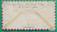 YT N°302 + N°7 POSTE AERIENNE LETTRE PAR AVION ST PIERRE ET MIQUELON POUR BUREAU CENTRAL NAVAL PARIS 1945 COVER FRANCE - Gebruikt