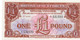 GREAT BRITAIN 1 Pound (3rd. Series)  1956  P-M29  UNC-British Armed Forces - British Armed Forces & Special Vouchers