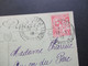 AK 1919 Saint Jean Le Port Et La Pointe Saint Hospice Marke Und Stempel Aus Monte Carlo Principaute De Monaco - Saint-Jean-Cap-Ferrat