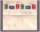 BELGIO - 18 5 1947 COMMEMORATIVE FLIGHT BRUSSELS - NEW YORK SABENA/SWISSAIR ESPOSIZIONE INT CIPEX  (SERIE COMPLETA P.A.) - ....-1951