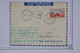 AV 2  FRANCE  BELLE CARTE   1954 1ER VOL DE NUIT PARIS CLERMONT   ++AEROPHILATELIE +AIR FRANCE +++AFFRANC. PLAISANT - 1960-.... Storia Postale