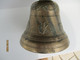 Delcampe - OBERTINO ANCIENNE CLOCHE DE VACHE En BRONZE COLLIER CUIR GRAVEE LABERGEMENT ST MARIE DOUBS BELLE SONORITE MELODIEUSE - Klokken