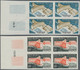 France: 1958, UNESCO Building, Both Values In Imperforate Left Marginal Blocks O - Unused Stamps
