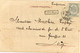 BELGIQUE - COB 53 SIMPLE CERCLE VERVIERS (OUEST) + CALAMINE SUR CARTE POSTALE, 1901 - Ambulante Stempels