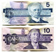 RC 22965 CANADA 2 BILLETS $5 ET $10 - Canada