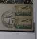 C1 FRANCE  CARTON LETTRE RARE   1946 VIGNETTE PARACHUTAGE COURRIER  ++AEROPHILATELIE +AFFRANC. PLAISANT - 1960-.... Covers & Documents