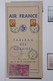 C1 FRANCE  BELLE CARTE LETTRE  AIR FRANCE 1946 1ER SALON  INTERN. PARIS   +AEROPHILATELIE +NEUF C - 1960-.... Storia Postale