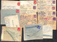 Top Correspondance (29 Documents) Travailleur Civil Belge En Allemagne - Brieven (met Inhoud) Dessau 1943-1944 Censure - Weltkrieg 1939-45 (Briefe U. Dokumente)