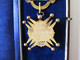 Delcampe - Rare! 925 Silver Medal Gold Plated Grand Masonic Lodge Of Scottish Rite In Wales Delegate To The 1955 Coronation - Royaux/De Noblesse