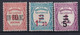 1929 - TAXE - YVERT N° 63/65 * MLH - COTE = 155 EUR. - 1859-1959.. Ungebraucht