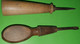 Delcampe - Lot 4 Anciens Petits OUTILS Spécial - TOURNEVIS - Acier Et Bois - Etat D'usage "dans Leur Jus" - Vers 1900 1940 - Autres & Non Classés