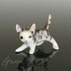 Ancienne Miniature Figurine Chat Chaton Sujet Porcelaine 3cm Japon - Animaux