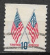 United States 1973. Scott #1519 (U) 50-Star & 13-Star Flags - Roulettes