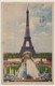 France => Vignette Touristique "Paris (Tour Eiffel)" Sur CP Affr 1,50 Cérès - 1948 - Cartas & Documentos