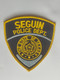 SEGUIN POLICE Départemental ETAT De TEXAS Ecusson D' Uniforme Etats-Unis 10 X 10,5 Cm Env - Police & Gendarmerie