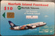Norfolk Isl. - NF-NOT-0009, Air New Zealand Boeing 737-300, Aircraft, 10$, 2,000ex, 2000, Used - Isla Norfolk