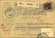 1910, Paketkarte Ab  CHEMNITZ Mit EF 80 Pfg. Germania In Die Schweiz - Other & Unclassified