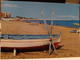 Cartolina Catanzaro Lido Barca A Remi, Spiaggia 1974 - Catanzaro
