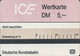 GERMANY : TI1A ICE Wertkarte DM 5,- (DB) USED - Precursori