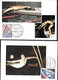 MONACO  SERIE COMPLETE  DE 5 CARTES MONTREAL 1976 - Storia Postale