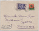 French AEF Cover  With 2 Stamps, BANGUI To SPLIT/Croatia 1958 - Covers & Documents