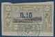 FRANCE Colonies Cote Des Somalis N°24 Oblitéré 0.10c Sur 1FR Olive TTB Signé Scheller - Used Stamps