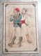 DESSIN PREPARATOIRE D'AFFICHE ??POUR LE PAPIER A ROULER ABADIE Signé T.J.ROUQUIÉS 1899 ,MILITARIA - Dessins