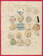 Delcampe - Curiosité : Collection M. Liard (militaire) Cachets à Date SECTEURS POSTAUX Guerre 1914 - 1918 ** Cachet Militaria - War Stamps