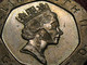 Delcampe - Grande-Bretagne - UK - 20 Pence 1993 Fauté Sur L'avers, Croix Sur Visage 8185 - 20 Pence