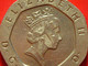 Delcampe - Grande-Bretagne - UK - 20 Pence 1993 Fauté Sur L'avers, Croix Sur Visage 8185 - 20 Pence