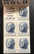 UNITED STATES, Original SHEETLET « Georges Washington », 5c X 20 **Mint Stamps, 1962 - 2. 1941-80