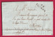 MARQUE 46 FLORAC LOZERE FRANCHISE LE PROCUREUR DU ROI 1814 1ERE RESTAURATION POUR NIMES GARD LETTRE COVER FRANCE - 1801-1848: Precursori XIX