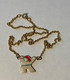 BIJOUX - CHAINE DE 7.5 Pouces AVEC LE BONHOMME CARNAVAL DE QUÉBEC EN 1973 - - Necklaces/Chains