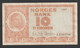 Norges Norvège - Biljet De 10 Kroner 1967 - Norway