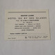 Neupont S/Lesse (Wellin) PETIT Carte De Promotion (non CP) Hotel Du Ry Des Glands 19?? - Wellin