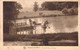 COB TX33 Sur Carte Postale De Montdorf Les Bains - Partie Du Parc Et Le Lac - Briefe U. Dokumente