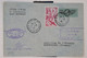 C1 FRANCE  BELLE LETTRE  1946 PARIS POUR MONTEVIDEO URUGUAY   +++ VIGNETTE J. MERMOZ +++AFF. PLAISANT - 1960-.... Lettres & Documents