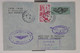 C1 FRANCE  BELLE LETTRE  1946 PARIS POUR ASCUSCION URUGUAY    +++ VIGNETTE J. MERMOZ +++AFF. PLAISANT - 1960-.... Storia Postale