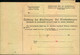 1923, Auslanspaketkarte Ab "BARMEN-3 18.8.23" Mit Barfrankatur Nach LUZERN - Covers & Documents