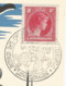 N) 349 (Charlotte , 2F Carmin ) Sur Carte PTT  N° 6 , "retour Des Cendres De Jean L'Aveugle"  (1946) - In Gedenken An