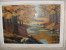 ART,peinture Sur Panneau Bois Originale 1947,peinture,BAIARD,paysage Isere,ruisseau,montagne,campagne,tableau - Olieverf