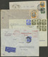 GERMANY: 4 Airmail Covers Sent To Brazil And Argentina (by LATI) On 6, 17, 19 And 20/JA/1940, All With Nazi Censor Label - Brieven En Documenten